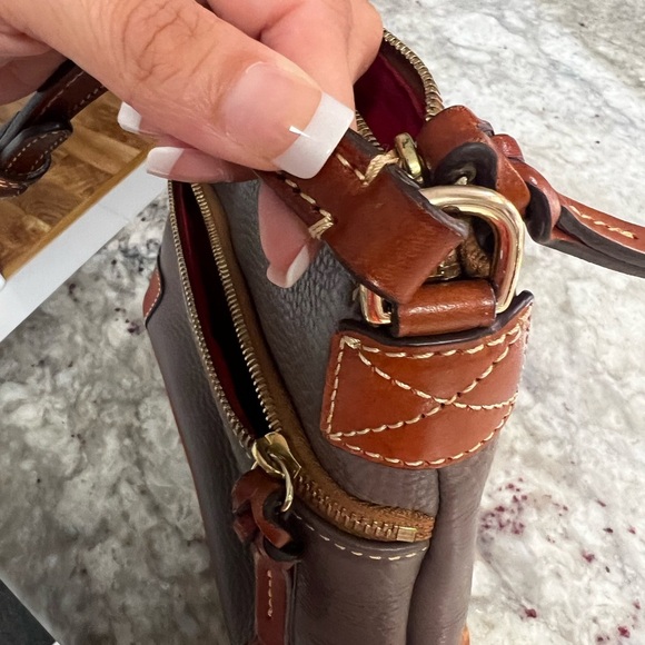 Dooney & Bourke Dark Brown Shoulder Bag - Picture 11 of 14